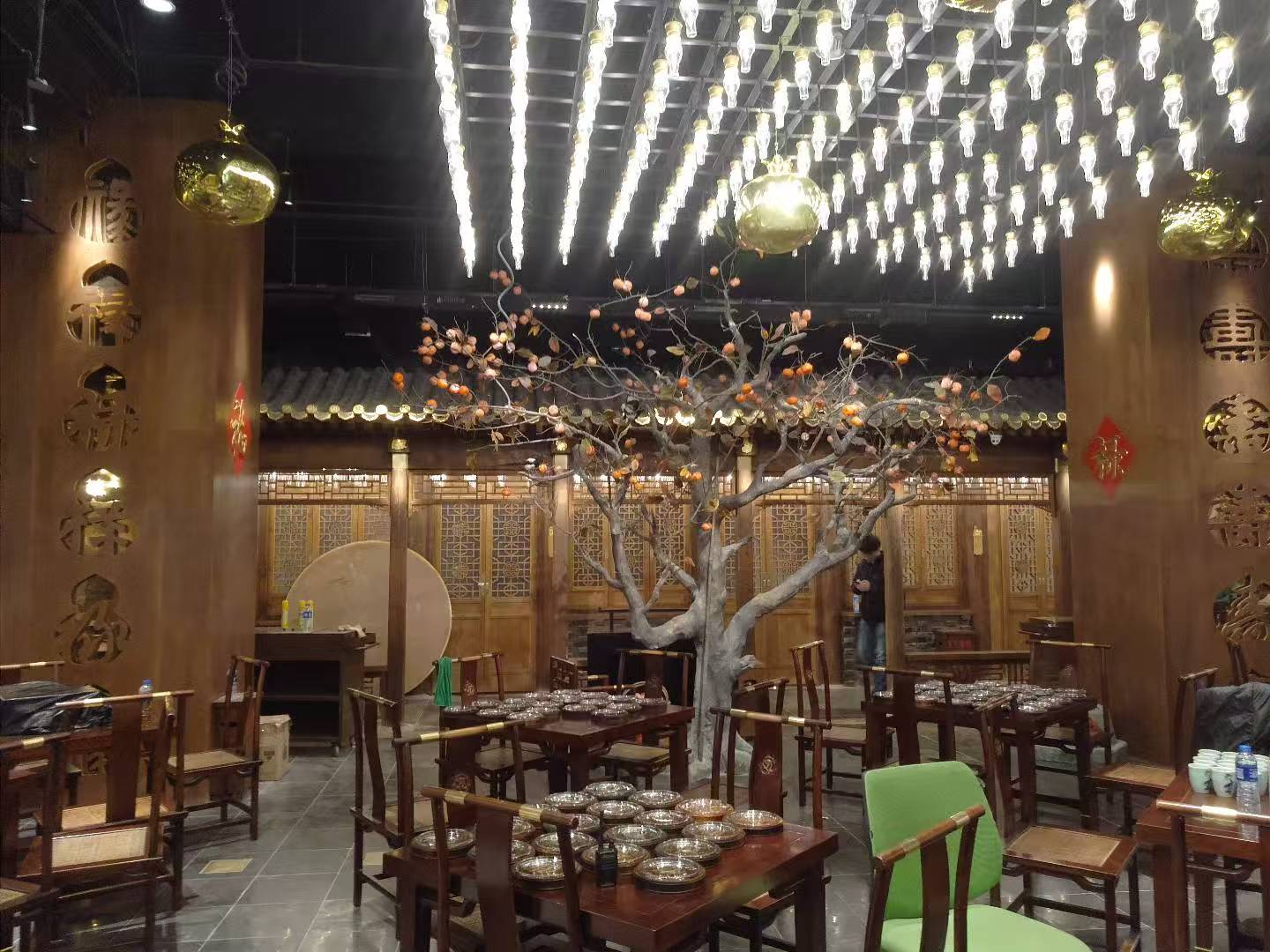 【餐饮Catering】2017年 北京四世同堂餐饮店装置设计